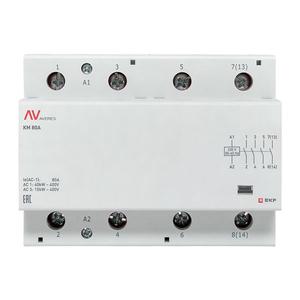 Контактор модульный КМ 80А 4NO 230В AC (6 мод.) AVERES EKF km-av-6-80-40-230V