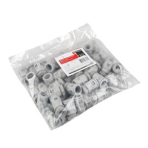 Коннектор для гофр. трубы 16мм (уп.50шт) Plast EKF kn-t-16