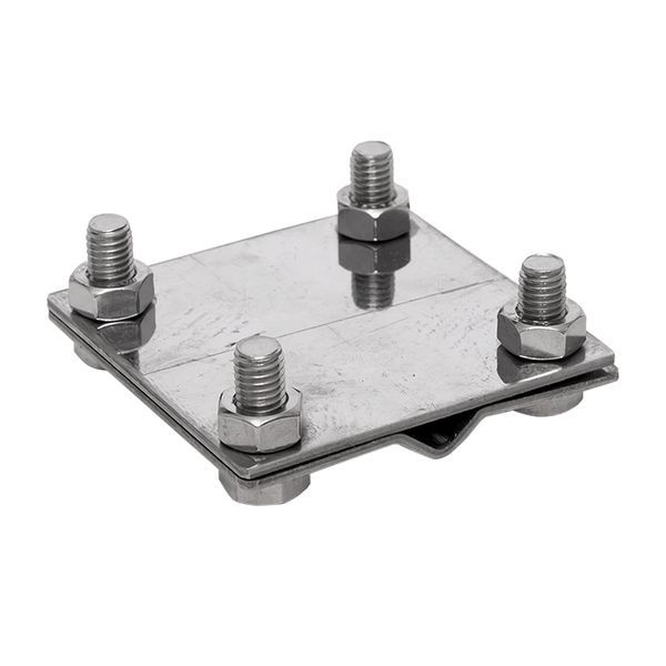 Зажим заземлитель 20 - полоса 50 (пластина 70х80мм) Ni PROxima EKF lp-57080-ni