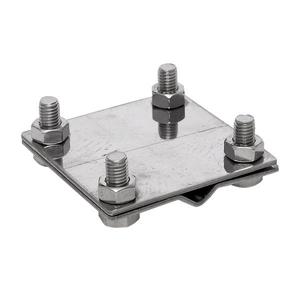 Зажим заземлитель 20 - полоса 50 (пластина 70х80мм) Ni PROxima EKF lp-57080-ni