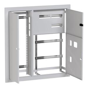 Щит этажный 3кв. слаботочка слева (1000х950х160) Basic EKF mb28-v-3z