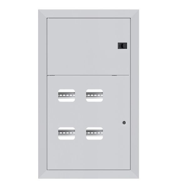 Щит этажный 4кв. без слабот. отсека (1000х650х150) Basic EKF mb28-v-4r