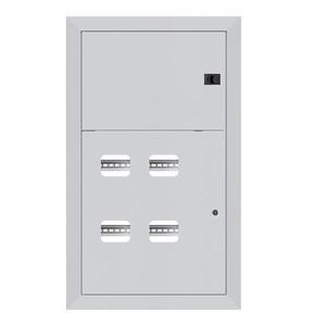 Щит этажный 4кв. без слабот. отсека (1000х650х150) Basic EKF mb28-v-4r