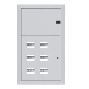 Щит этажный 6кв. без слабот. отсека (1000х650х150) Basic EKF mb28-v-6r