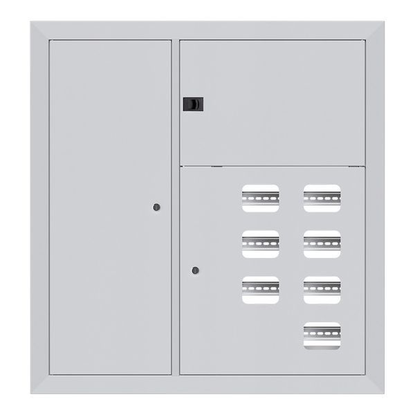 Щит этажный 7кв. слаботочка слева (1000х950х160) Basic EKF mb28-v-7z