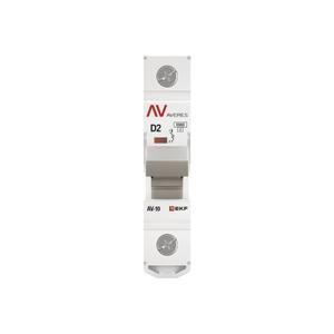 Выключатель автоматический модульный 1п D 2А 10кА AV-10 AVERES EKF mcb10-1-02D-av