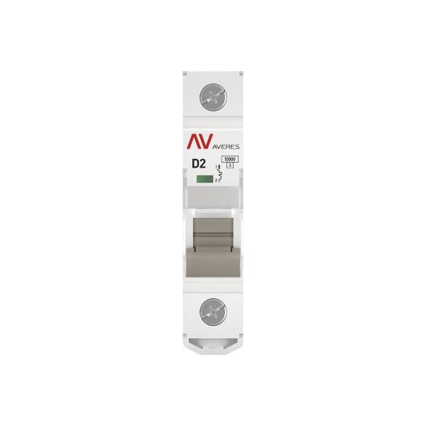Выключатель автоматический модульный 1п D 2А 10кА AV-10 AVERES EKF mcb10-1-02D-av
