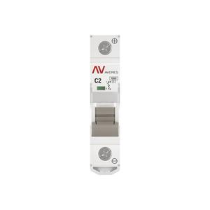 Выключатель автоматический 1п C 2А 10кА AV-10 DC AVERES EKF mcb10-DC-1-02C-av