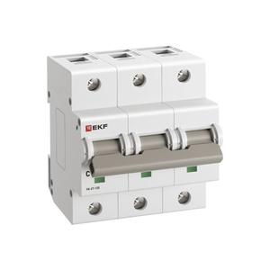 Выключатель автоматический модульный 3п C 100А 15кА ВА 47-125 PROxima EKF mcb47125-3-100C