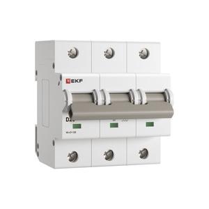 Выключатель автоматический 3п D 25А 15кА ВА 47-125 PROxima EKF mcb47125-3-25D