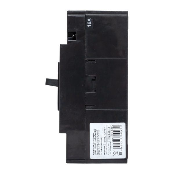 Выключатель автоматический 3п 16А 18кА LS125 ProPact EKF mccb-125-18-3-16-ls