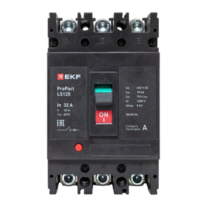 Выключатель автоматический 3п 32А 18кА LS125 ProPact EKF mccb-125-18-3-32-ls