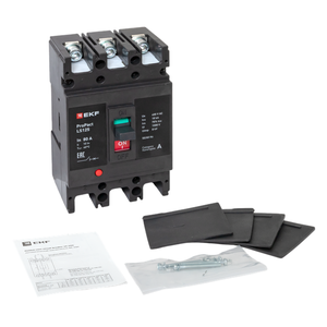 Выключатель автоматический 3п 80А 18кА LS125 ProPact EKF mccb-125-18-3-80-ls