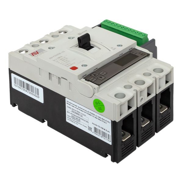 Выключатель автоматический 3п 100А 50кА AV POWER-1/3 ETU6.2 AVERES EKF mccb-13-100-6.2-av