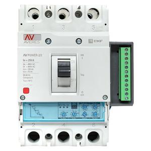 Выключатель автоматический 250А 100кА AV POWER-2/3 ETU2.2 AVERES EKF mccb-23-250H-2.2-av
