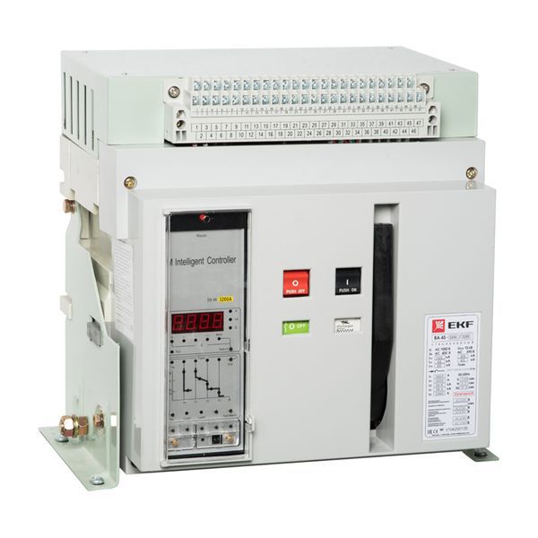 Выключатель автоматический 3п 3200/2000А 100кА ВА-45 PROxima стац. EKF mccb45-3200-2000