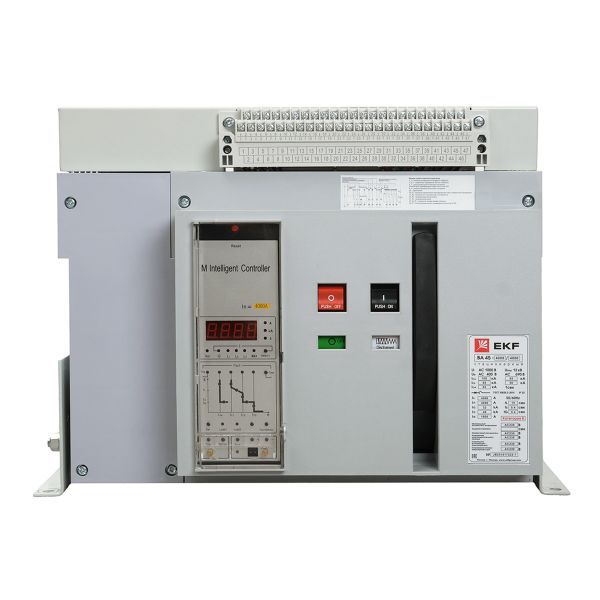 Выключатель автоматический 3п 4000/4000А 80кА ВА-45 PROxima стац. EKF mccb45-4000-4000