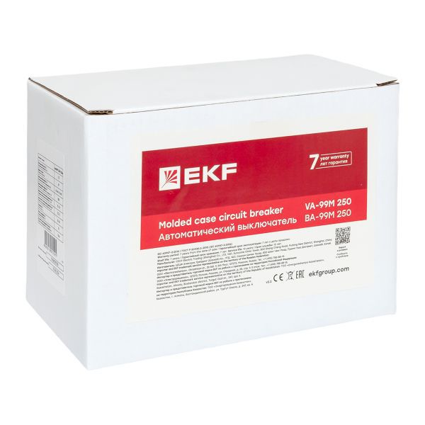 Выключатель автоматический 3п 250/225А 35кА ВА-99М PROxima EKF mccb99-250-225m