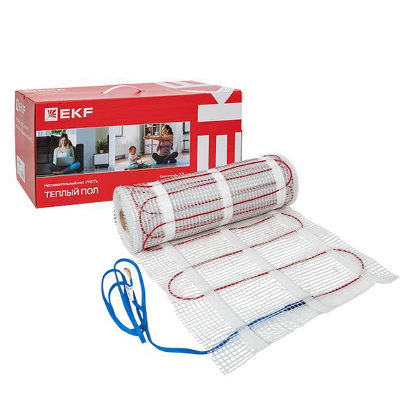 Комплект "Теплый пол" (мат) "Уют" 15кв.м. 2250Вт PROxima EKF nm2-2250-15