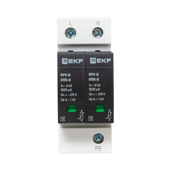 Ограничитель перенапряжения имп. ОПВ-D2 EKF opv-d2