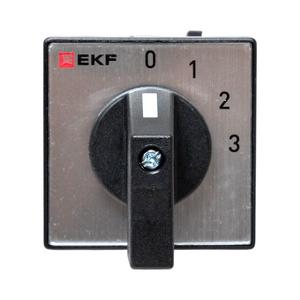Переключатель кулачковый ПК-1-101 1п 25А "0-1-2-3" EKF pk-1-101-25