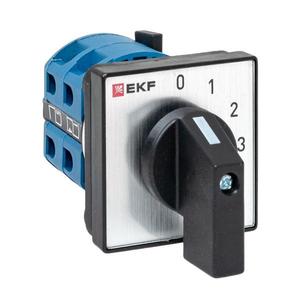 Переключатель кулачковый ПК-1-101 1п 25А "0-1-2-3" EKF pk-1-101-25