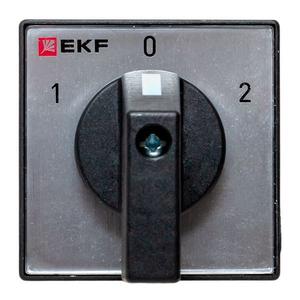 Переключатель кулачковый ПК-1-43 3п 32А "1-0-2" IP65 EKF pk-1-43-32-65