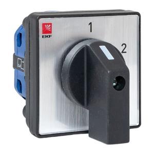 Переключатель кулачковый ПК-1-51 1П 10А "1-2" EKF pk-1-51-10