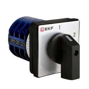 Переключатель кулачковый ПК-1-53 3п 32А "1-2" IP65 EKF pk-1-53-32-65