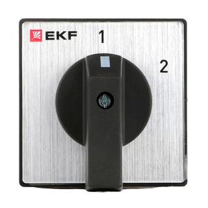 Переключатель кулачковый ПК-1-53 3п 32А "1-2" IP65 EKF pk-1-53-32-65