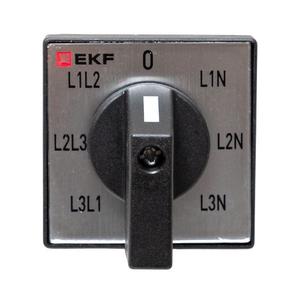 Переключатель кулачковый ПК-1-64 10А для вольтметра EKF pk-1-64-10