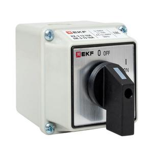 Переключатель кулачковый ПК-3-13 3П 16А "ВКЛ-ВЫКЛ" IP54 EKF pk-3-13-16