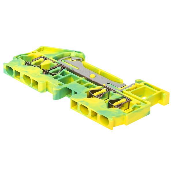 Колодка клеммная ST-2.5 4 вывода земля пружинная EKF plc-jxb-st-2.5-4-pen