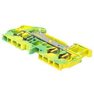 Колодка клеммная ST-2.5 4 вывода земля пружинная EKF plc-jxb-st-2.5-4-pen