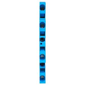 Колодка клеммная ST-4 32А пружинная двойн. син. EKF plc-jxb-st-4-4-2-blue