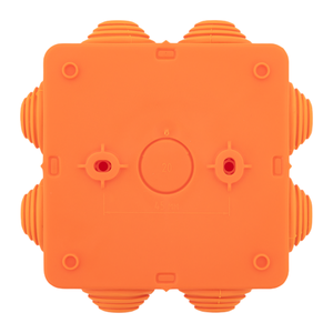 Коробка огнестойкая E45 85х85х40мм IP55 с клеммниками 4 полюса 0.5-6кв.мм HF EKF plc-kmfr-85-406