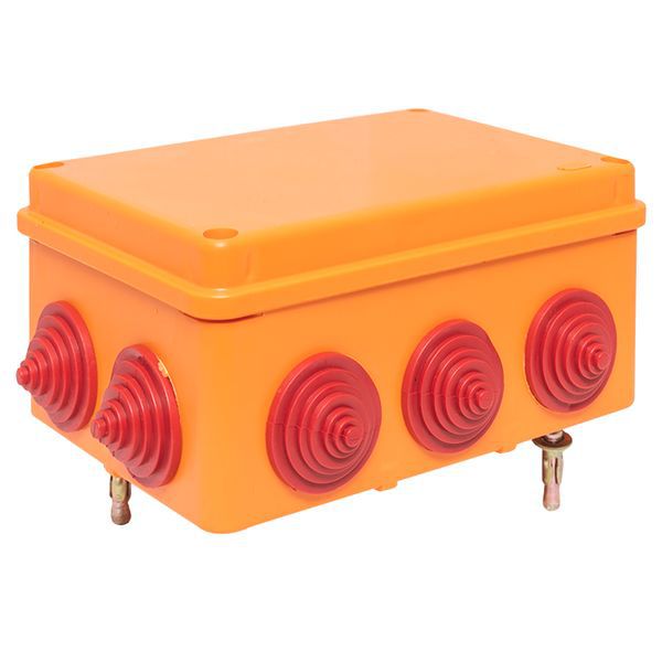 Коробка огнестойкая E90 150х110х70мм 10п с клеммником 1.5-6кв.мм IP55 EKF plc-kmrf-150-10-06