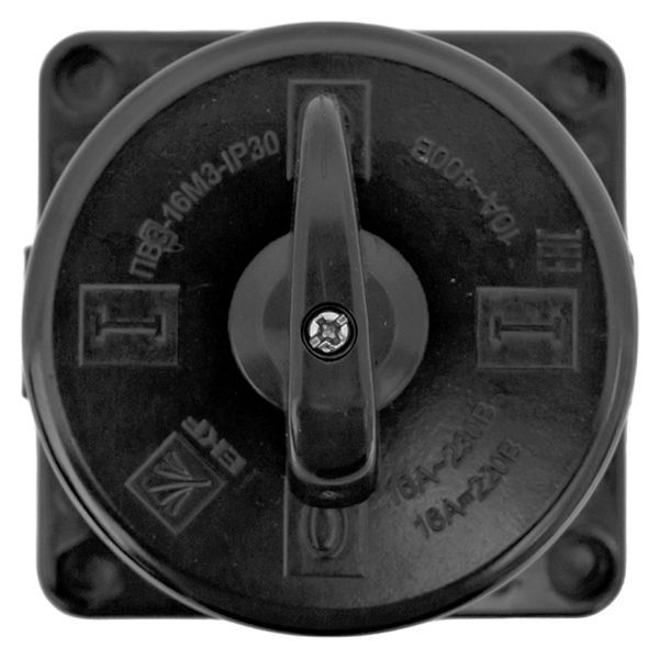 Выключатель пакетный 1-кл. 16А IP30 ПВ3-16 М3 кар. черн. EKF pv-3-16-2