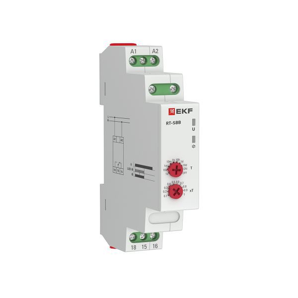 Реле времени RT-SBB 12-240В импульс при включ. PROxima EKF rt-sbb-12-240