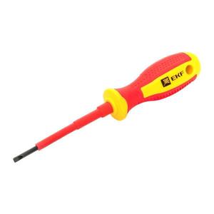 Отвертка SL3х75мм Expert 1000В PROхima EKF sl-3-75-exp-in