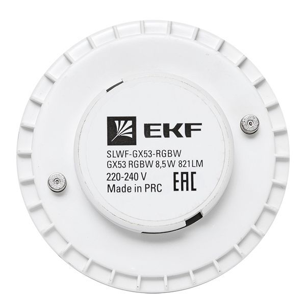 Лампа Умная Connect 8.5Вт таблетка RGBW GX53 220-240В Wi-Fi EKF slwf-gx53-rgbw