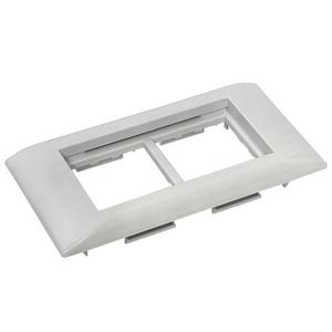 Рамка 2-м 4мод. + суппорт для парапетного кабельного канала C-Line EKF sup-4-105-50