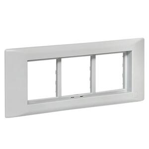 Рамка 3-м 6мод. + суппорт для парапетного кабельного канала C-Line EKF sup-6-105-50