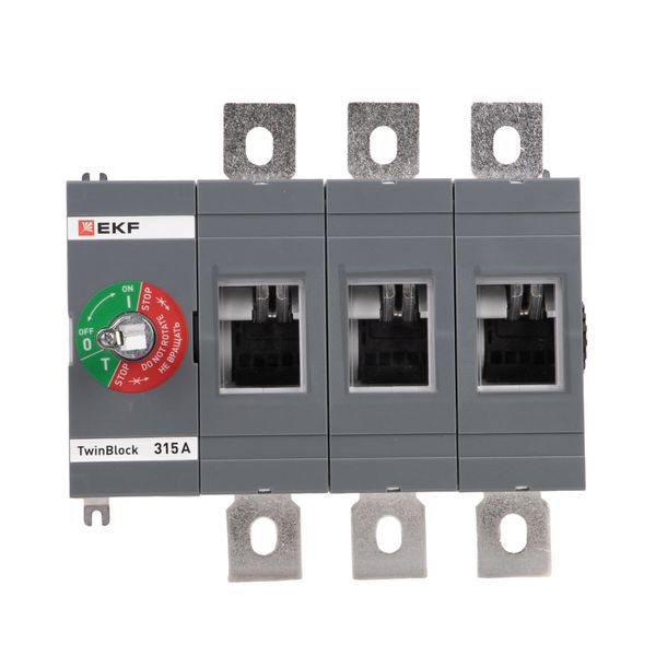 Рубильник 3п 315А без рукоятки управления TwinBlock PROxima EKF tb-s-315-3p
