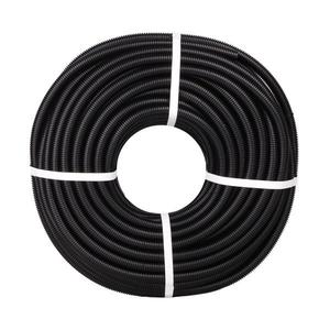 Труба гофрированная ПНД d16мм с протяжкой черн. (уп.100м) Plast PROxima EKF tpnd-16