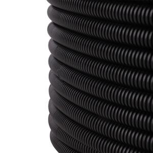 Труба гофрированная ПНД d16мм с протяжкой черн. (уп.100м) Plast PROxima EKF tpnd-16