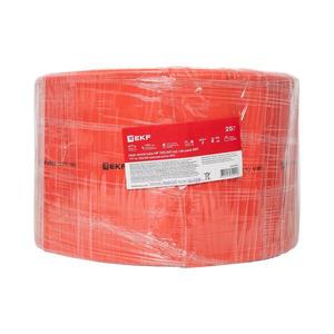 Трубка термоусадочная ТУТ нг 120/60 красн. PROxima (уп.25м) EKF tut-120-r