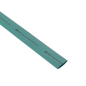 Трубка термоусадочная ТУТ нг 20/10 зел. 1м (уп.50м) PROxima EKF tut-20-j-1m