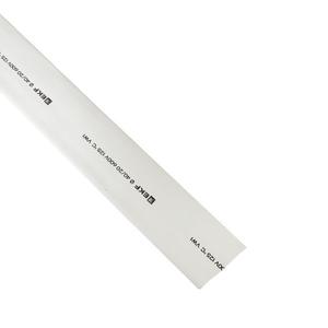 Трубка термоусадочная ТУТ нг 40/20 бел. (уп.50м) EKF tut-40-w