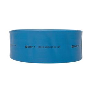 Трубка термоусадочная ТУТ нг 50/25 син. (уп.50м) EKF tut-50-g